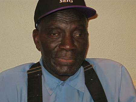 My name is Lonnie Reeder. I was born in 1924 in Alabama. Started working here at Syracuse in '73 in the Grounds Department – then after 6 months General Maintenance for the last 35 years. Never had a sick day until last month when they took me home with a 108 temperature for two days.
My favorite job is helping somebody.